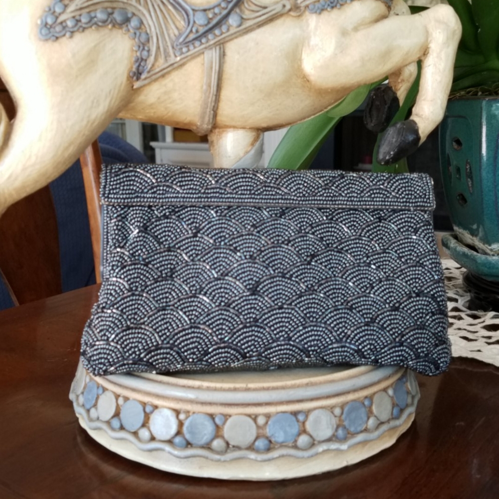 Vintage beaded clutch